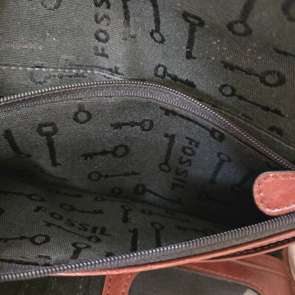 Vintage Fossil Tri-Fold Brown Leather Wallet SL2946 Long Live Vintage *read* - Picture 11 of 15